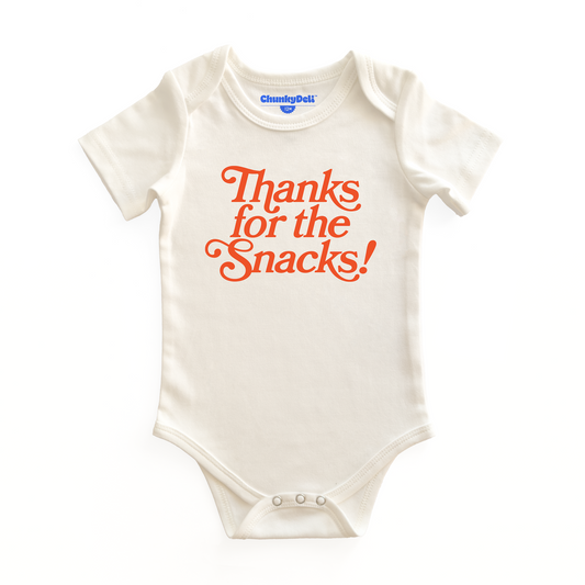 Thanks for the Snacks! Baby Bodysuit