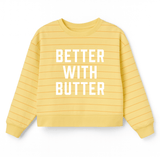 Better with Butter Kids Crewneck Sweater