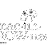Macaroni - Coloring Page