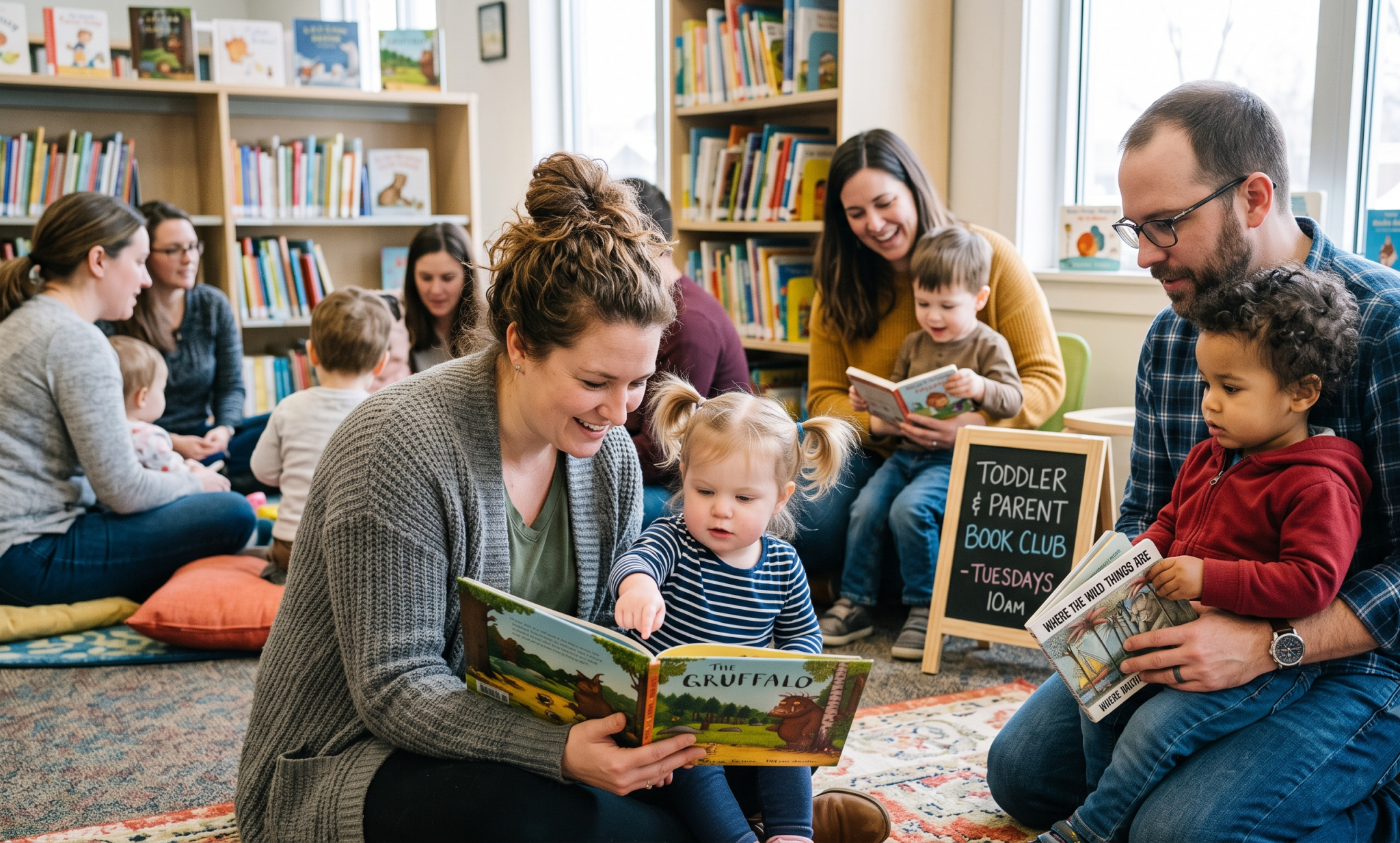 How to Start a Toddler & Parent Book Club with Friends