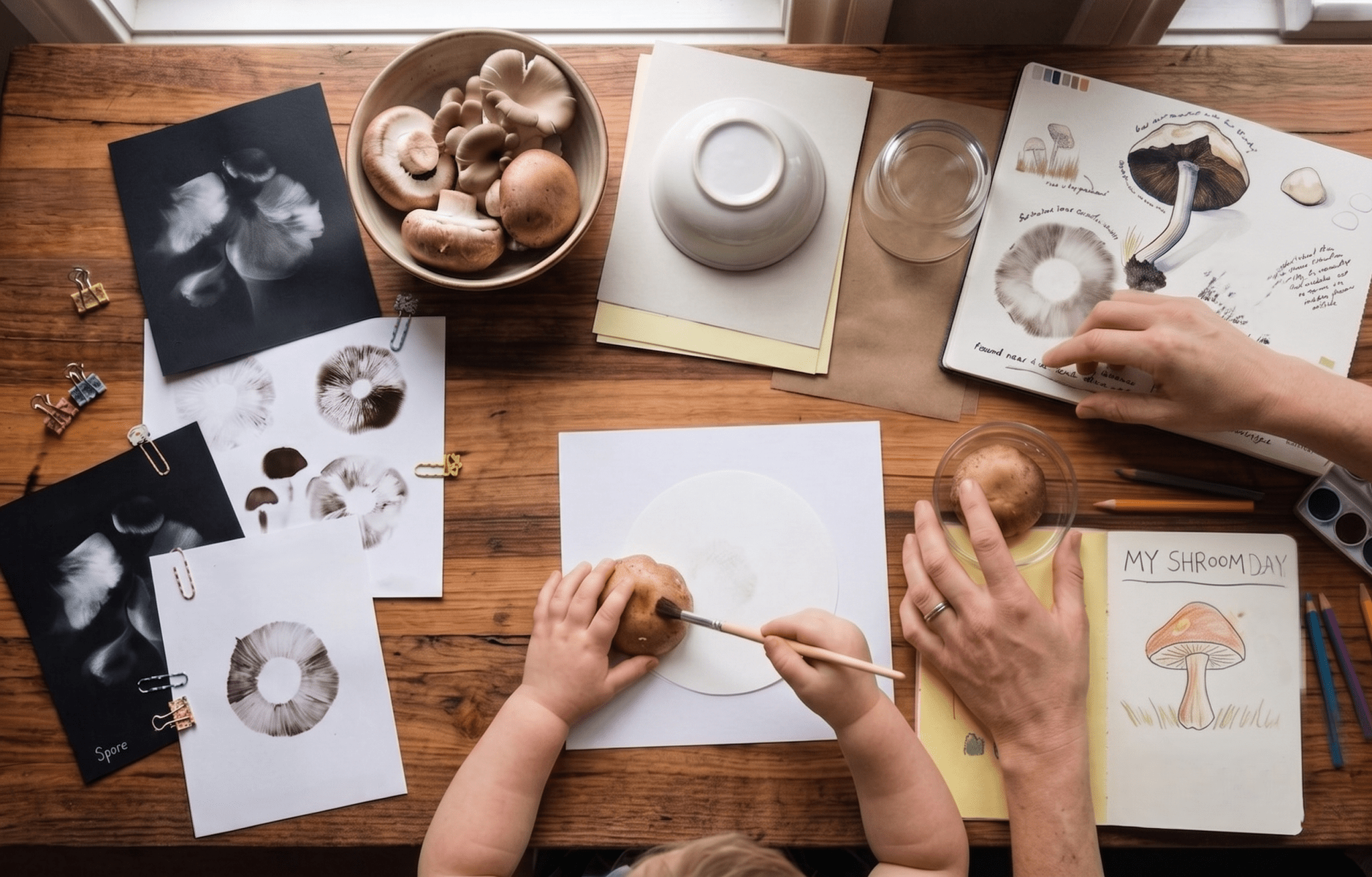 Nature's Magic Trick: How to Make a Mushroom Spore Print with Kids