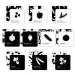 Clean grid of all nine double-sided art cards from the "Garden for Baby" set on a white background.