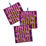 Chunky Deli product image of dishtowels featuring onions on a white background.