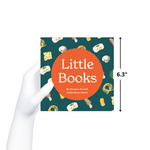 Chunky Deli product image: Hand holding the "Little Books Tasty Collection" to demonstrate its approximate 6-inch size.