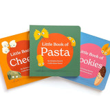 Chunky Deli product image: The three books included in the "Little Books Culinary Collection" fanned out on a white background: "Little Book of Pasta" in the center, with "Little Book of Cheese" and "Little Book of Cookies" in the foreground.