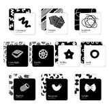 Clean grid of all nine double-sided art cards from the "Pasta for Baby" set on a white background.