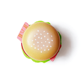 Stacking Toy hamburger top down with a white background. Chunky Deli Product image