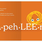 Chunky Deli product image: "Little Book of Pasta" cover in the center, flanked by an open spread featuring the pasta Fusilli and additional spreads open to purple, blue, and orange pages.